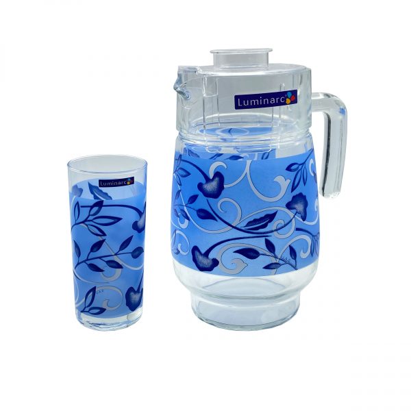 سرویس پارچ و لیوان پلنیتود آبی لومینارک PLENITUD BLUE