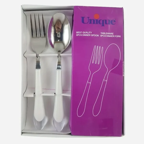 قاشق چنگال دسته رنگی